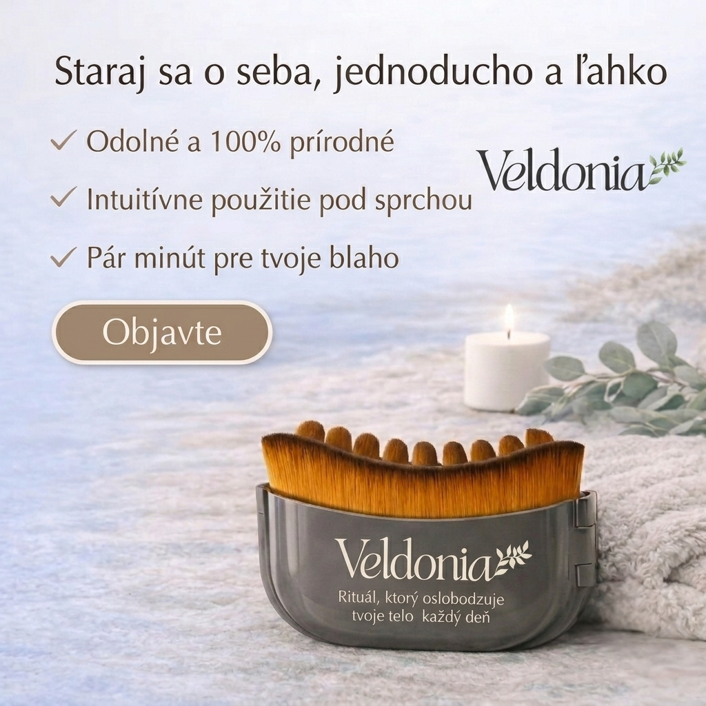 Veldonia I Lymfatická masážna kefa